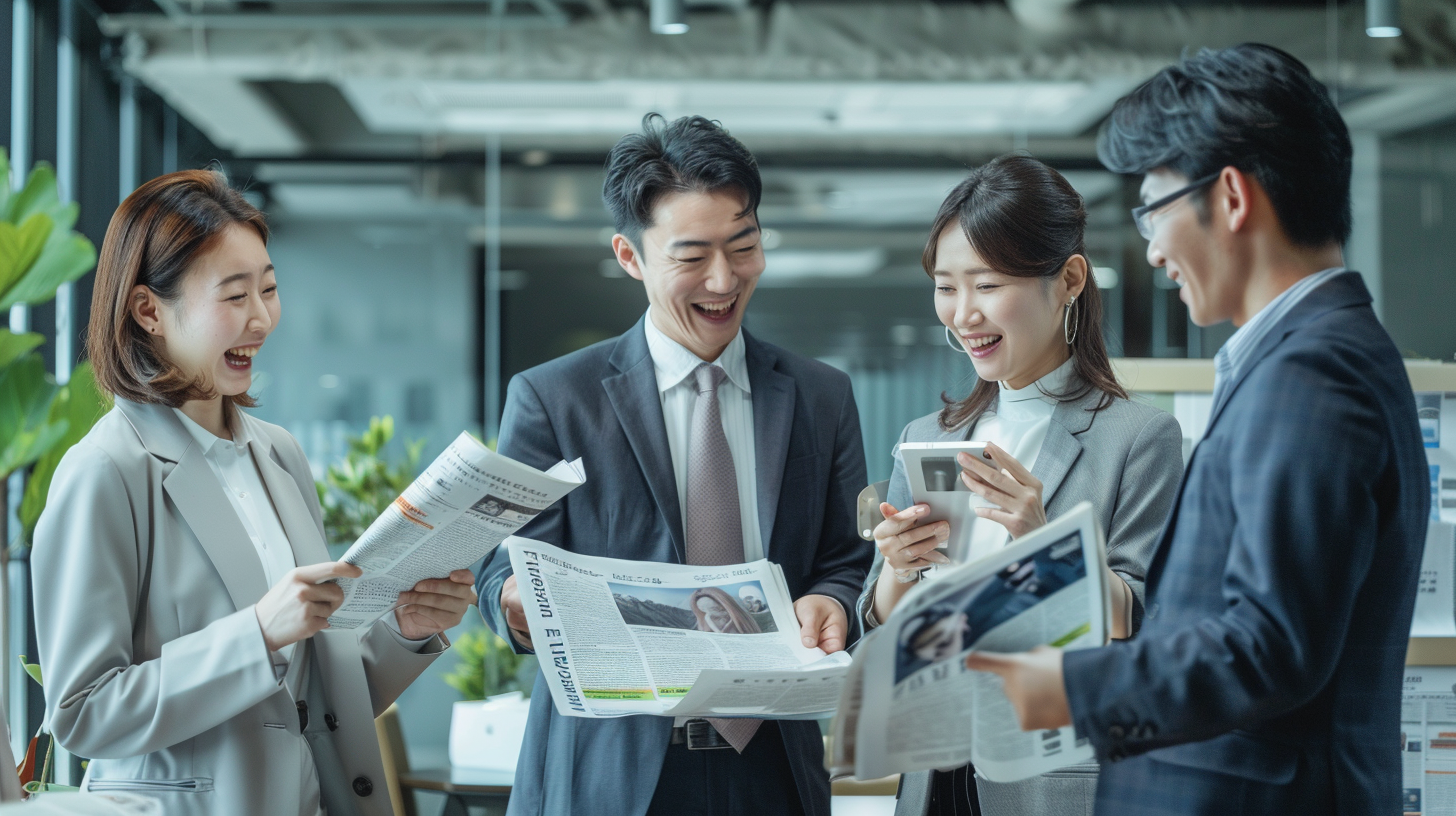 メディア戦略の打ち合わせ